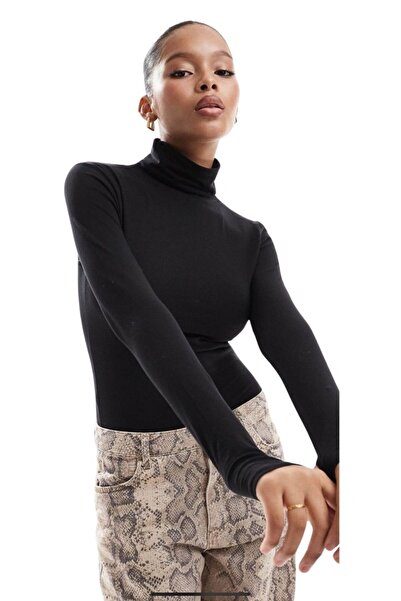 La Sarta Sintra Jersey Black Turtleneck Body