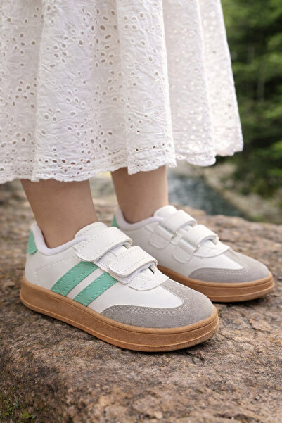 ALTUNTAŞ Boys - Girls Velcro Non-Slip Sole Casual Sports Shoes School Shoes W...