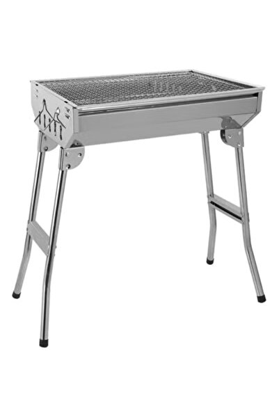 huitich Portable Stainless Steel Charcoal BBQ Grill (73x34x71)