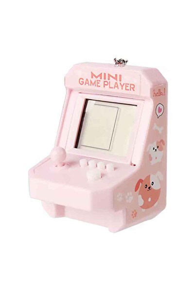 hak-iş oyuncak تترس مع وحدة ألعاب صغيرة تحتوي على 23 لعبة - كلب وردي اللون