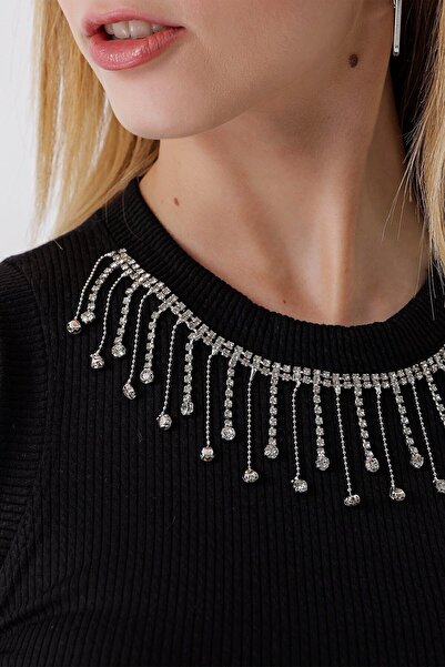 HAKKE Yaka Taşlı Atlet Pantolon Takım