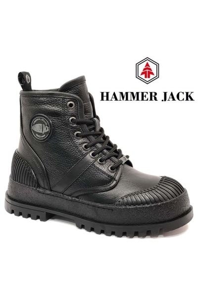 Hammer Jack 102-24605-Z حذاء تيريزا جلد للجنسين أسود