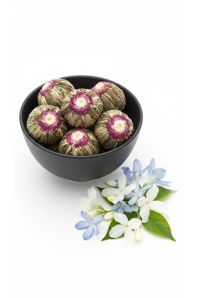 YUVADAN |   شاي الياسمين الأفضل - 6 قطع |   شاي عشبي طبيعي ومهدئ