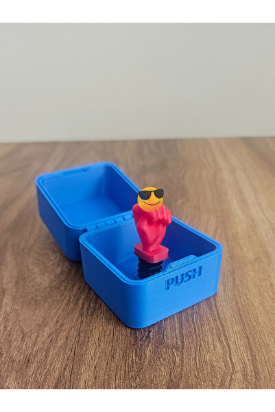HobiHub 3D içinden Nah El haraketi çıkan /Yaylı Nah Kutusu - OTOMOTİK DEĞİLDİR EL İLE AÇILIR