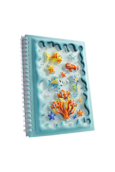 OMATEK SMART TECHNOLOGIES Deniz Canlıları 3 Boyutlu Spiralli Defter