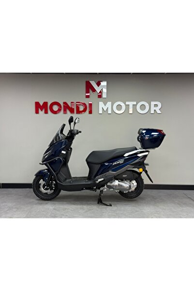 Mondial Fuzion 125 Scooter Motosiklet Gri 2026 (Çanta İşli) - MondiMotor