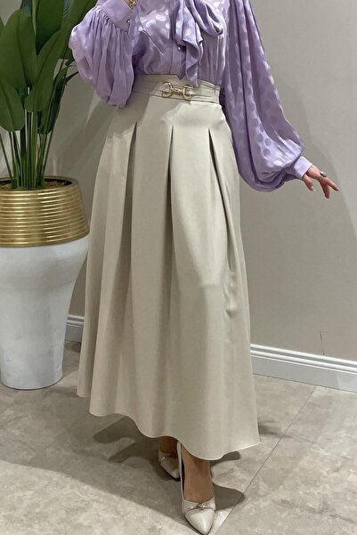 Ekol Спідниця з плісированою талією та пряжкою