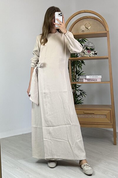 Invee İnvee Yandan Bağlamalı Elbise