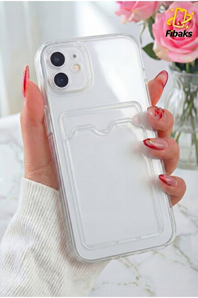 Fibaks Apple iPhone 11 Kılıf Kamera Koruma ve Köşe Korumalı Arkası Kartlıklı ...