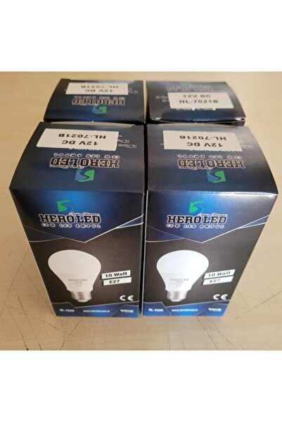 Hero Led (4 ADET) Karavan Tekne Yat Aydınlatma 10 Watt 12v Dc Led Ampul - Bey...