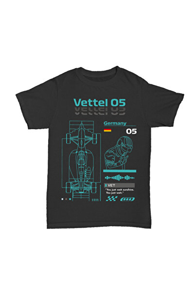 l'eivor Formula 1 Pilot Detay Tasarım Baskılı Unisex T-shirt