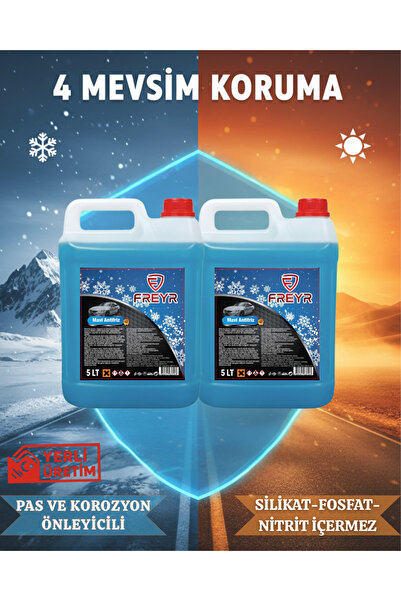 FREYR 4 Mevsim -42 Derece Süper Mavi Antifriz 5 Lt (2 adet)