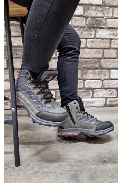 Bukond Rahat Bağcıklı Su İtici İçi Kürklü Outdoor Spor Bot