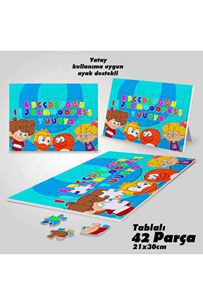 Genel Markalar Asil Hobi Abc- Alfabe - Harfler - Sevimli Arkadaşlar Yapboz- A...