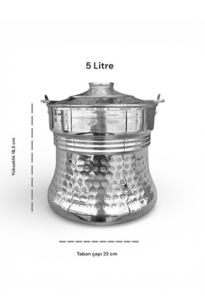 YILDIZ ARKAR Aluminum Yogurt Fermentation Container (5 Liters)