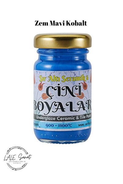 ArtElegant Koyu Lacivert (zemmavikobalt) Sıraltı Seramik Ve Çini Boyası 80gr