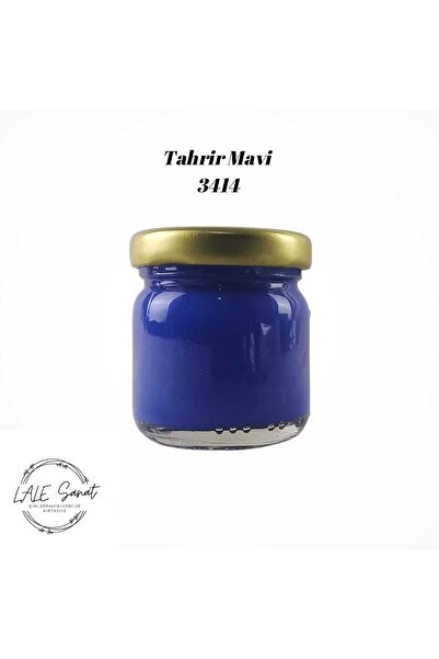 ArtElegant Tahrir Mavi Sıraltı Seramik Ve Çini Boyası