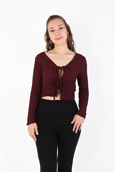 Mckanzie 6480 (N-1968) بلوزة برباط فقاعي من نوع راشيل