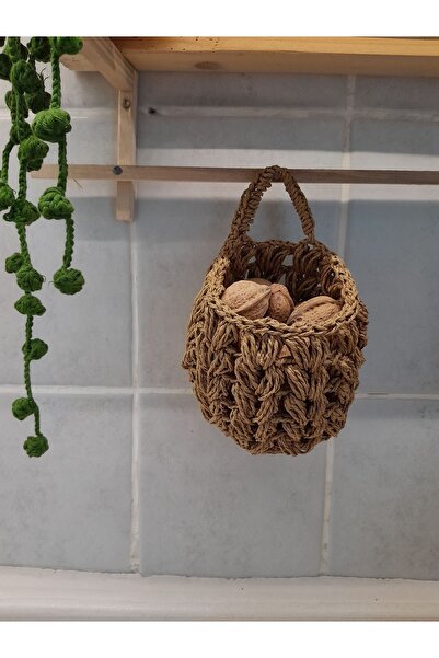 Ays handmade Dekoratif Sepet 3’lü Sepet Saksılık Kaktüslük Çiçeklik Organizer...