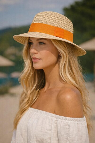 Katia&Bony Women's Straw Hat Beige