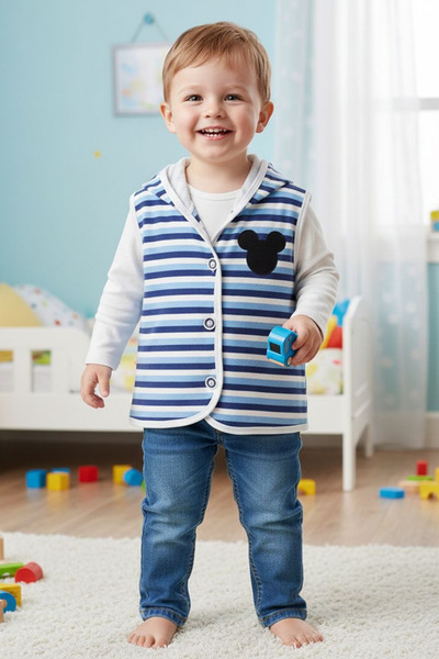 tny kids collection Cotton Striped Unisex Children's Vest