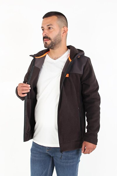 Mckanzie 6044 معطف صوف بسحاب وغطاء للرأس