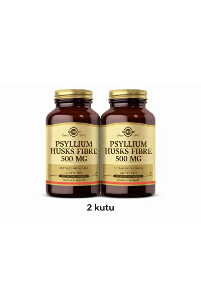 Solgar Psyllium Husks Fibre 500 mg (Karnıyarık Otu Lifi 500 mg) 200 Kapsül
