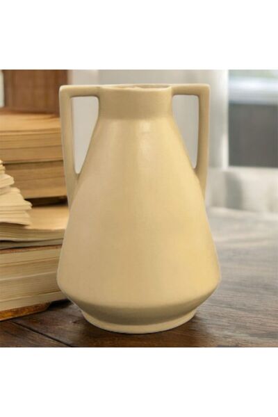 By Ari Ev Dekorasyon Vază ceramică în stil scandinav cu două mânere VZ304-3
