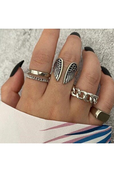 Pursehuit Set de 5 inele argintii, Morton C3