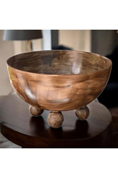 By Ari Ev Dekorasyon YUVARLAK SERAMİK İSKANDİNAV TARZI VAZO VZ322-9