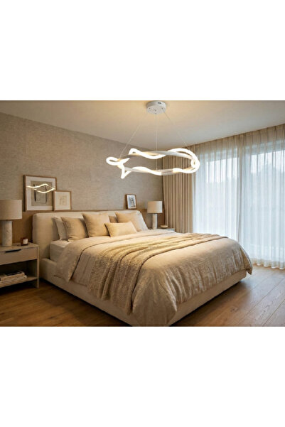 ACROLITE Dekoratif Avize Hortum LED (Oturma Odası, Mutfak, Yatak Odası) Beyaz...