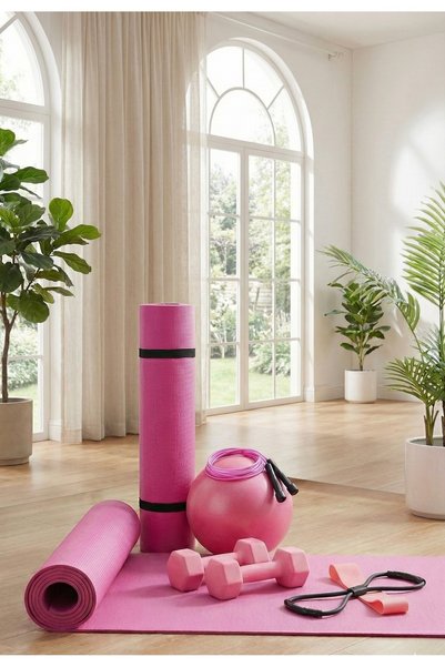 Elya Pilates Ideal Pilates Set for Full-Body Fitness - Includes Mat, Dumbbell and More!