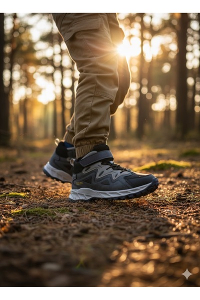 foopi أحذية تريكفو للرجال ذات الفيلكرو المطاطي للأطفال مقاس 31-35