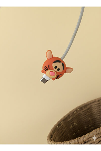 Minia Tiger Figured Cable End Accessory Compatible with Type-C Cables