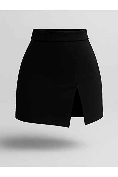 Dumy Față cu fantă femei fustă pantalon scurtă mini fustă pantalon scurtă