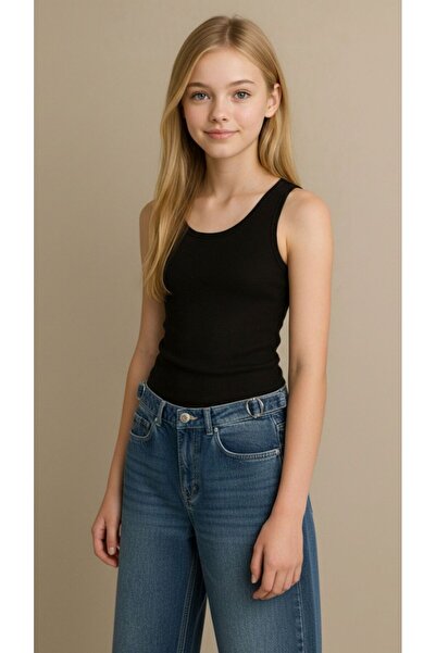 nd jeans Дънки с висока талия и колан за момичета