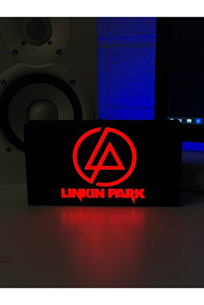 Gişe Arts Masa Lambası - Linkin Park Adaptörlü Dekoratif & Hediyelik Lamba