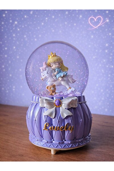 Rüya Kıyısı Uyuyan Prenses & Midilli Büyük Boy Otomatik Püskürtmeli Işıklı Mü...