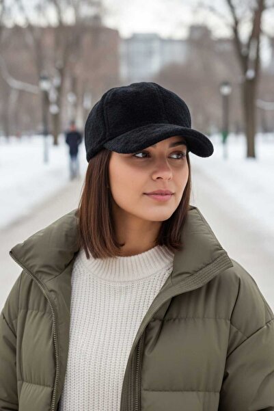 Aware Time Yumuşak Peluş Kışlık Kep Kadın Şapka