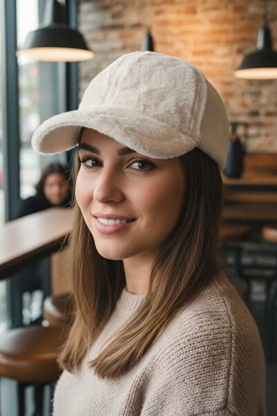 Aware Time Yumuşak Peluş Kışlık Kep Kadın Şapka