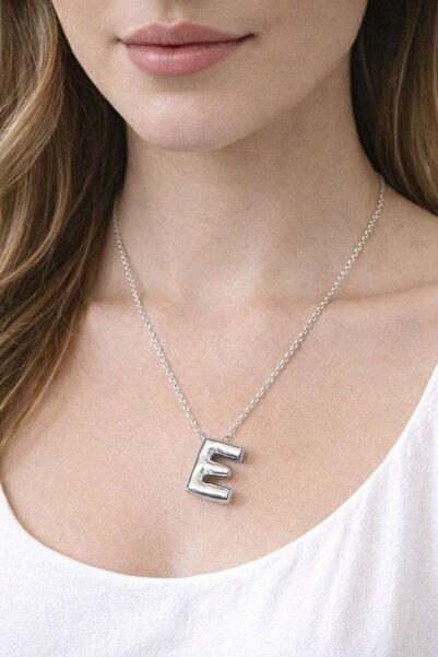 Boox99 Balloon Letter Necklace Letter E 46 cm