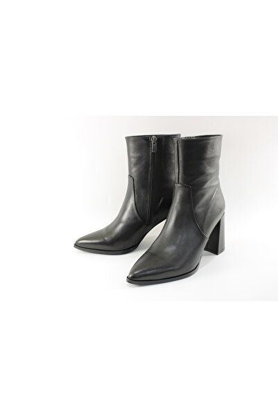 evva shoes حذاء بكعب عالي من الجلد الطبيعي عالي الجودة وأنيق