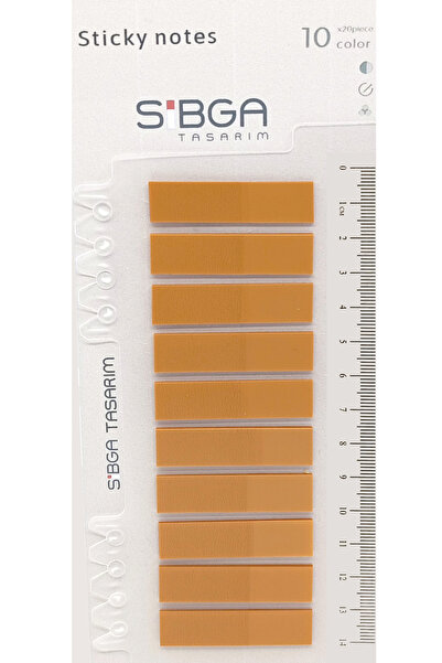 sibga tasarım Culoarea portocalie a solului transparent Postit Post-it Post I...