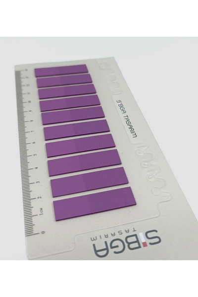 sibga tasarım Transparent Purple Color Postit Post-It Post It. Bookmark Bookmark Postit Sticker Memo Paper 200 Sheets