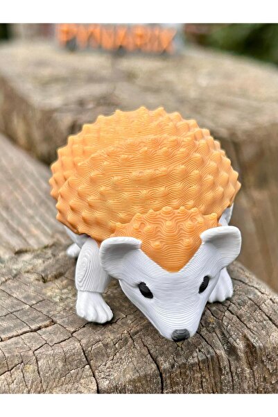 pynarix Kirpi Figür Oyuncak – Dikenleri Dostça Dokunan Kahraman!🦔🍂🛡️3D Har...
