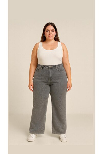 nd jeans JEANS CU PIELE LĂȚĂ PREMIUM PENTRU FEMEI MĂRIME EXTRA MARE SUPER YÜ ...