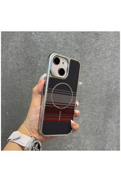 Zebana iPhone 13 Uyumlu Kılıf Velora Series Kılıf (Kablosuz Şarj) Siyah