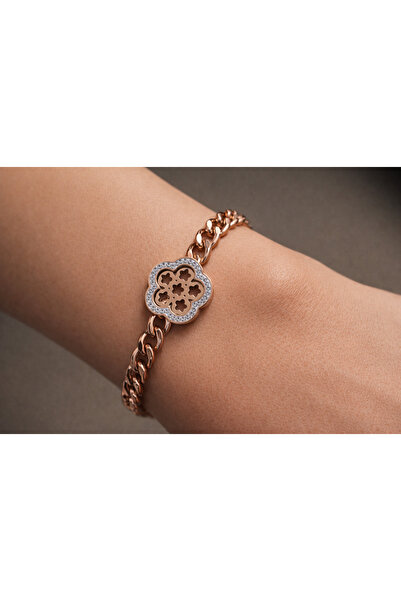 BESMYAR JEWELS سوار سافوروسكي بحجر على شكل زهرة