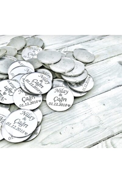 GÜVEN Pleksi Lazer Kesim Gold Etiket Isimlik Yapışkanlı Nişan Doğum Günü (25 ...