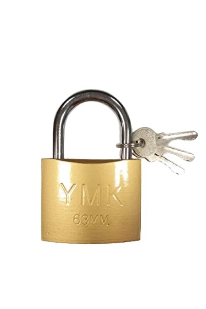 YMK Padlock Yellow 63 Mm107681